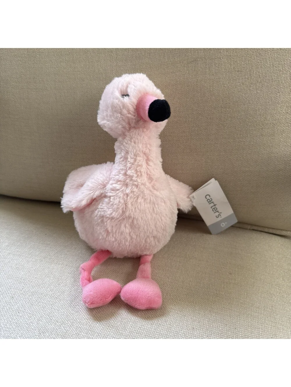 Carter's Pink Flamingo Bird 8